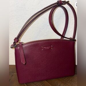 Kate Spade Deep Red Crossbody Bag